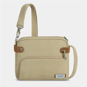 TRAVELON ANTI-THEFT HERITAGE CROSSBODY - NATURAL Travel bag, luggage